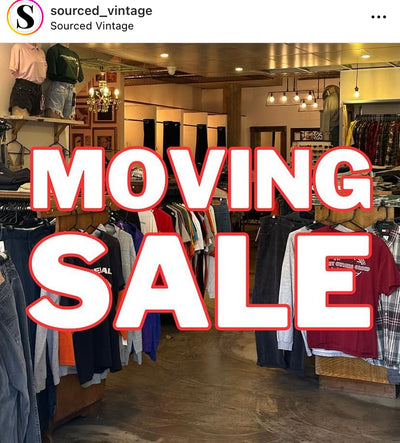 SOURCED VINTAGE IS MOVING