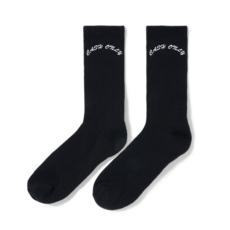 LOGO CREW SOCKS BLACK