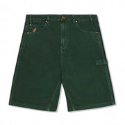 RECORDS DENIM SHORTS - ARMY