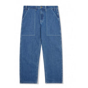 BREAKDOWN RELAXED DENIM solid blue