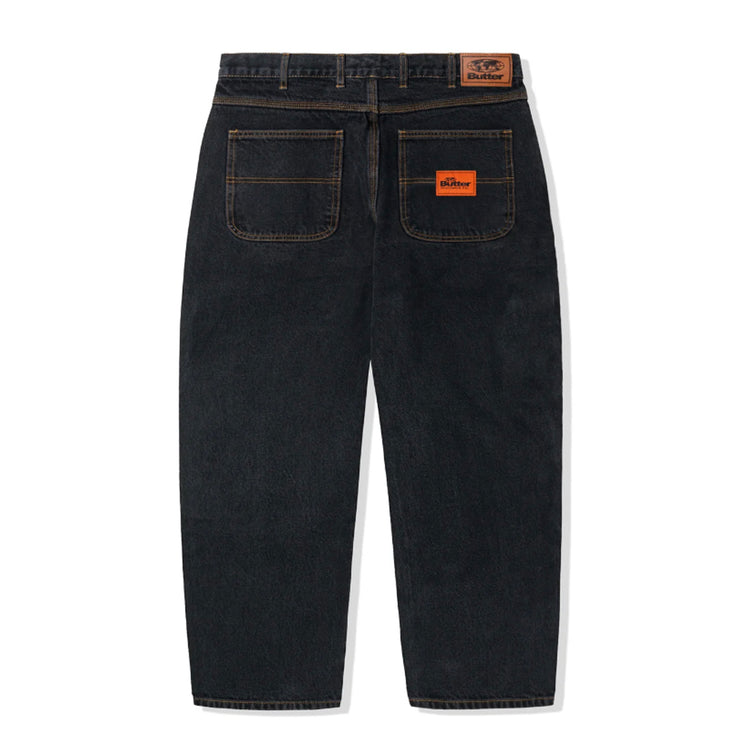 SANTOSUSSO DENIM JEANS -BLACK