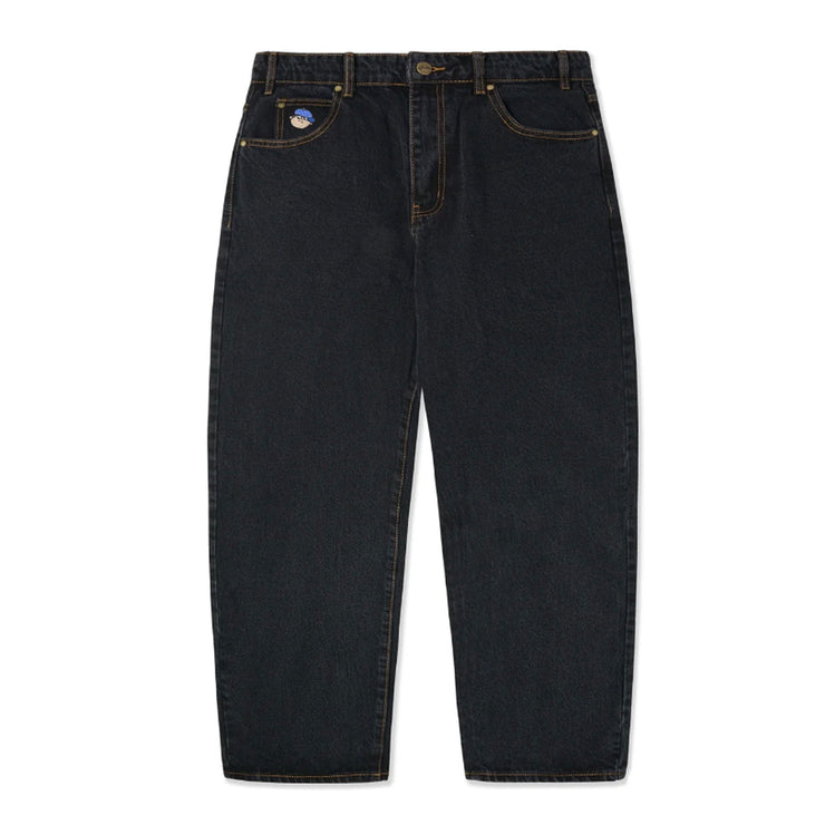 SANTOSUSSO DENIM JEANS -BLACK